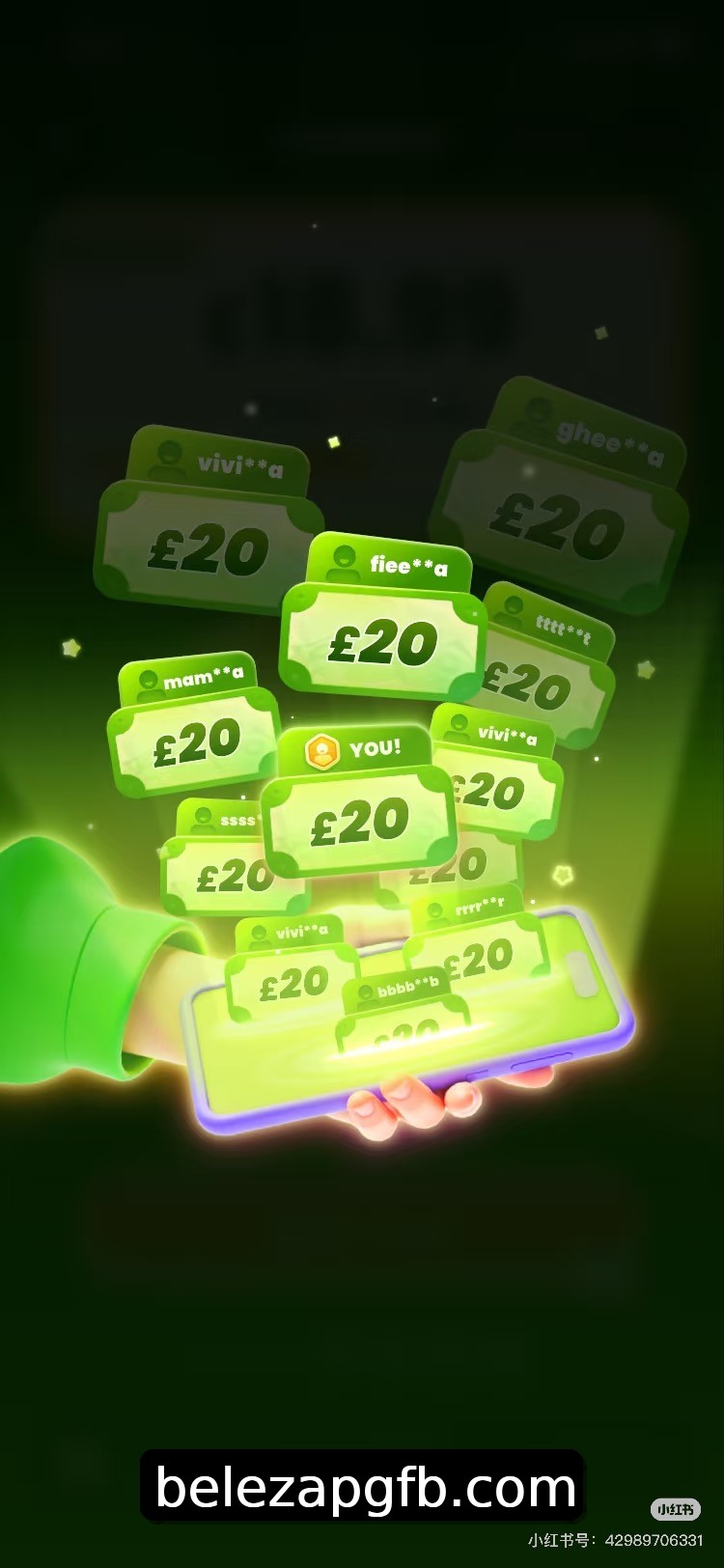 Interface do App belezapg